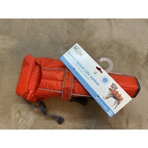 Outward Hound Granby Splash Life Jacket Medium 30-55 lb Dog Safety Vest Orange